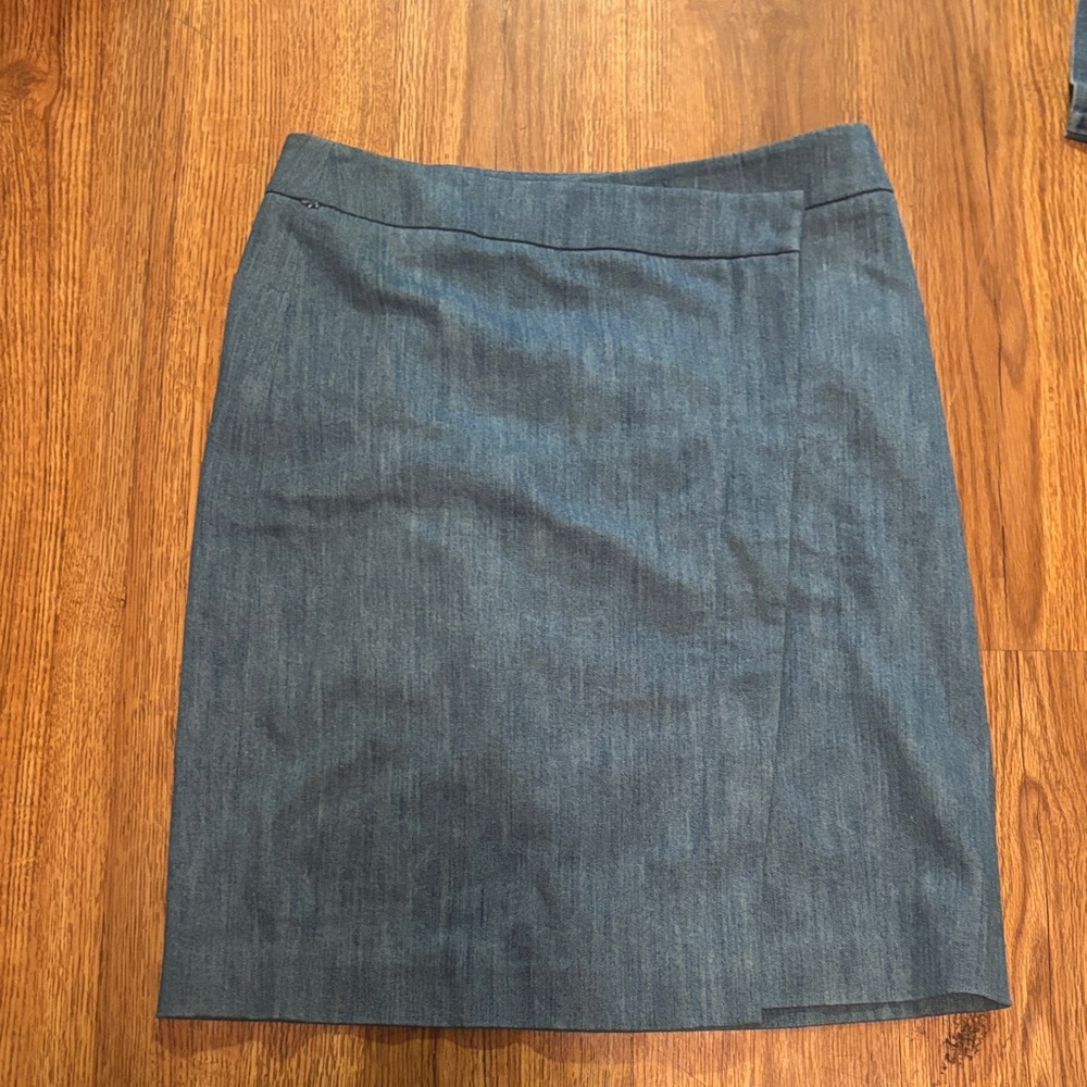 Classic Blue Denim Skirt